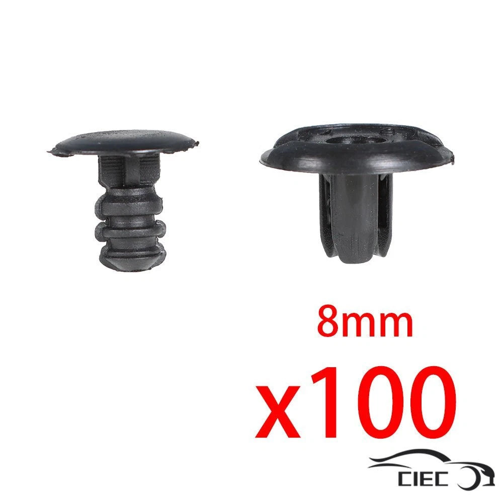 Set of 100 Fender Liner Clips for Honda Civic Accord Infiniti G37 EX35