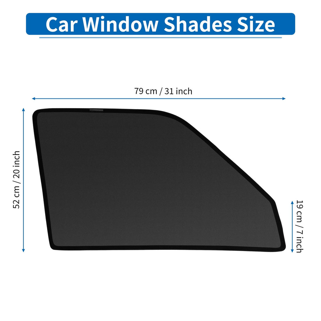 Car Window Cover for Toyota Voxy Noah 90 Series (2001–2007) Net Black