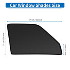 Car Window Cover for Toyota Voxy Noah 90 Series (2001–2007) Net Black