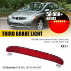 Third Brake Light for Honda Civic EX 2006–2011 (2 Door Coupe, Red, EXV)