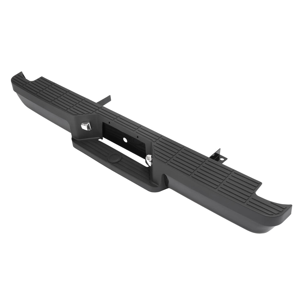 Chrome/Black Rear Step Bumper Face Bar Pad for Ford Ranger (1993–2011)