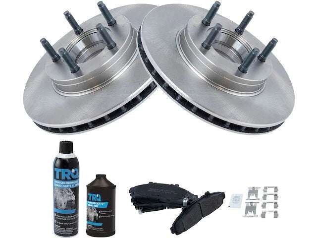 Front Brake Pad and Rotor Kit for Mazda B4000 4WD (1995–1997) QF988PF