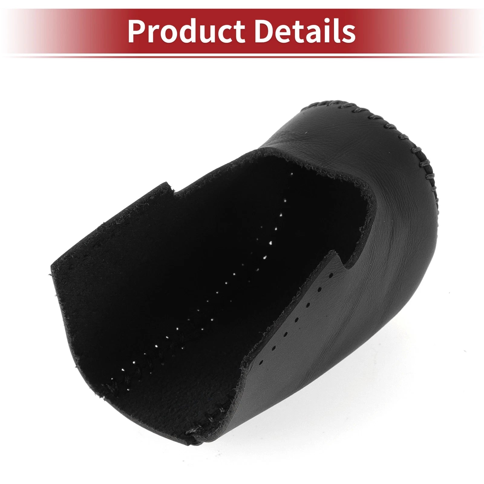 1 Pc Gear Shift Knob Cover for Honda HR-V (2023–2024) Black Faux Leather