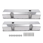 Fabricated Aluminum Valve Covers with Bolts for Chevy Small Block (283–327)