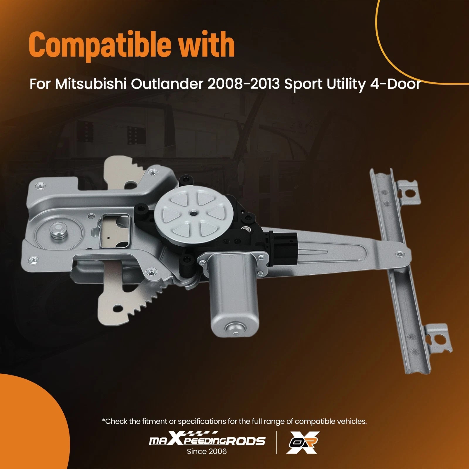 Electric Window Lift Regulator for Mitsubishi Outlander (2008–2013) Rear Left