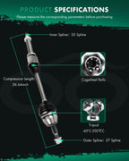 Front Right CV Axle Shaft for Ford Transit Connect (2014–2018)