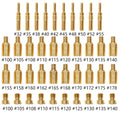 40-Piece Jet Kit for PWK CVK Carburetors (Slow Main Fuel Nozzles)