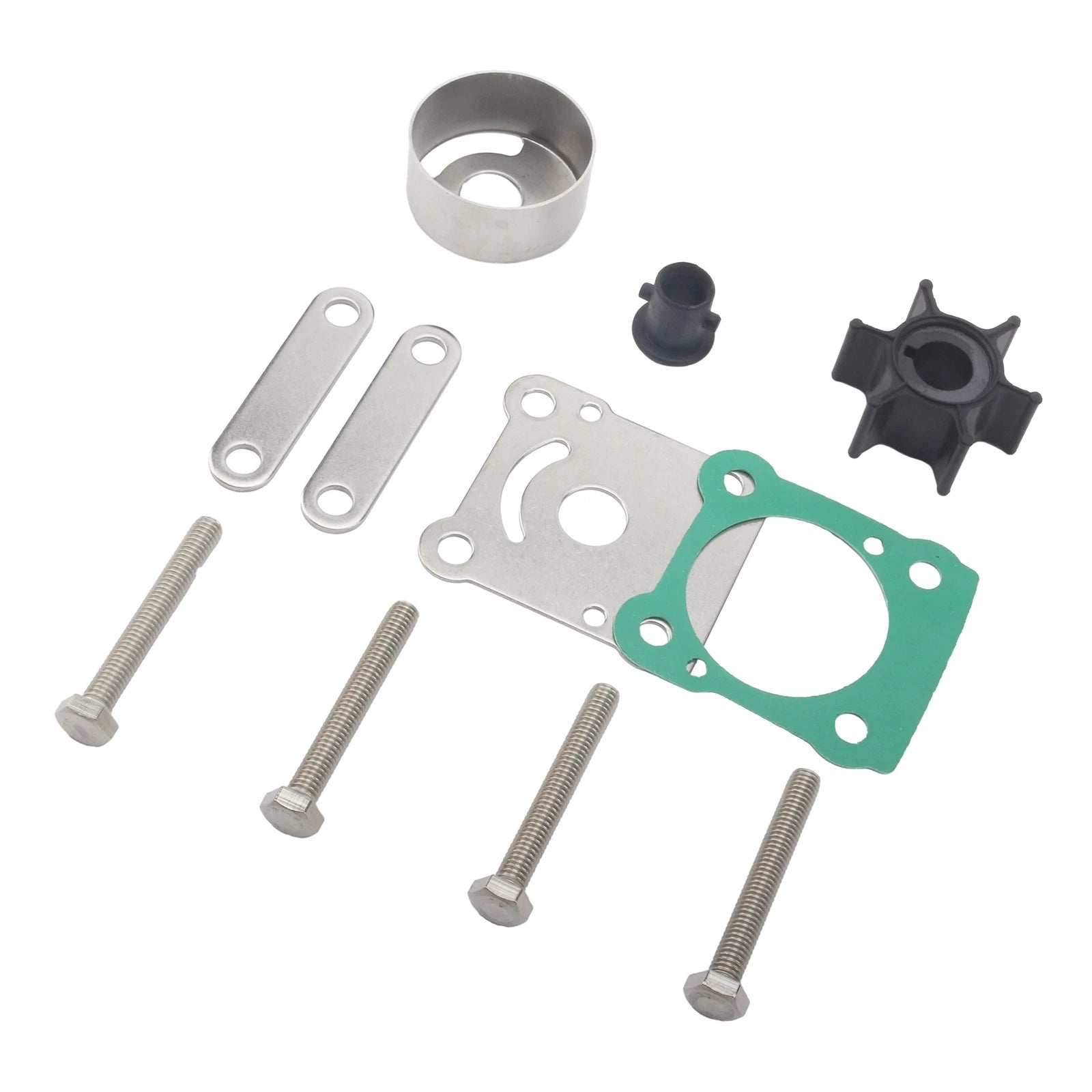 Water Pump Impeller Service Kit for Yamaha 2 Stroke 6-8 HP (6N0 6G1-W0078-00)