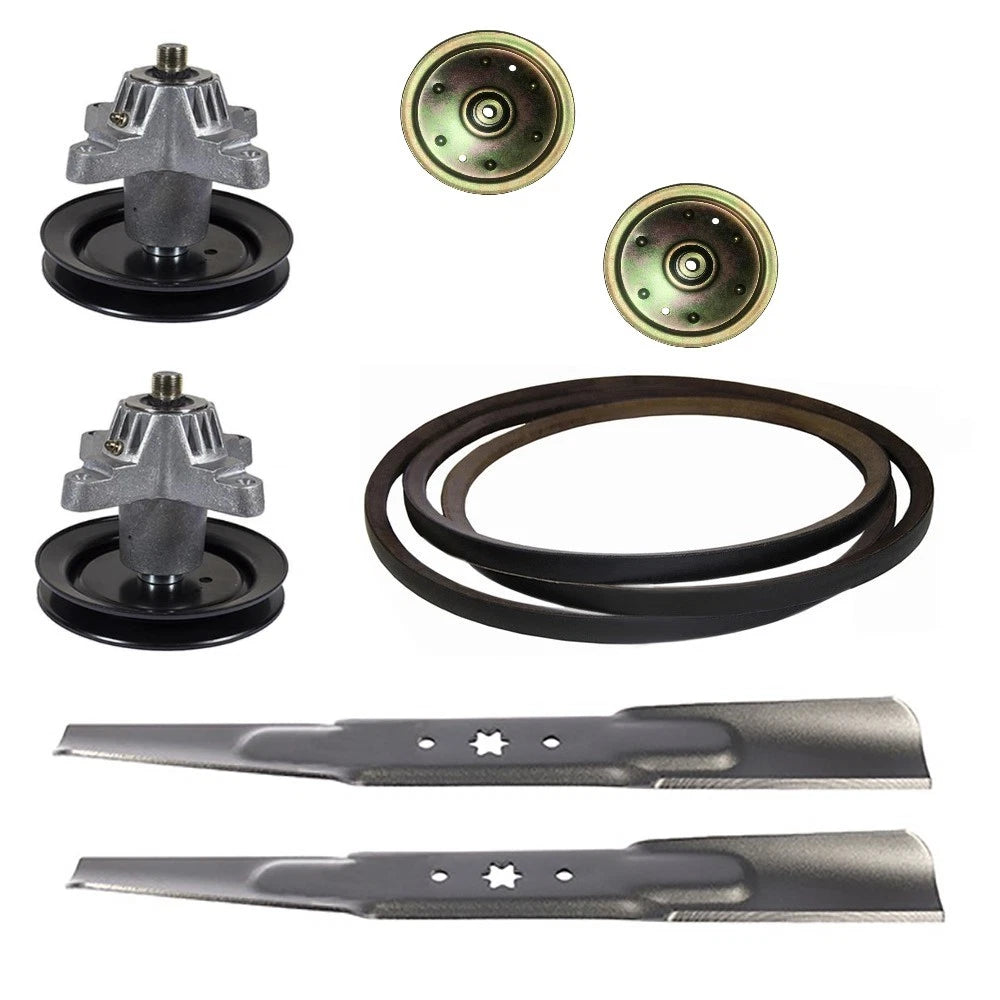 Lawn Mower Blade Spindle Belt Idler Kit for Cub Cadet LT1040 LT1042 (42")