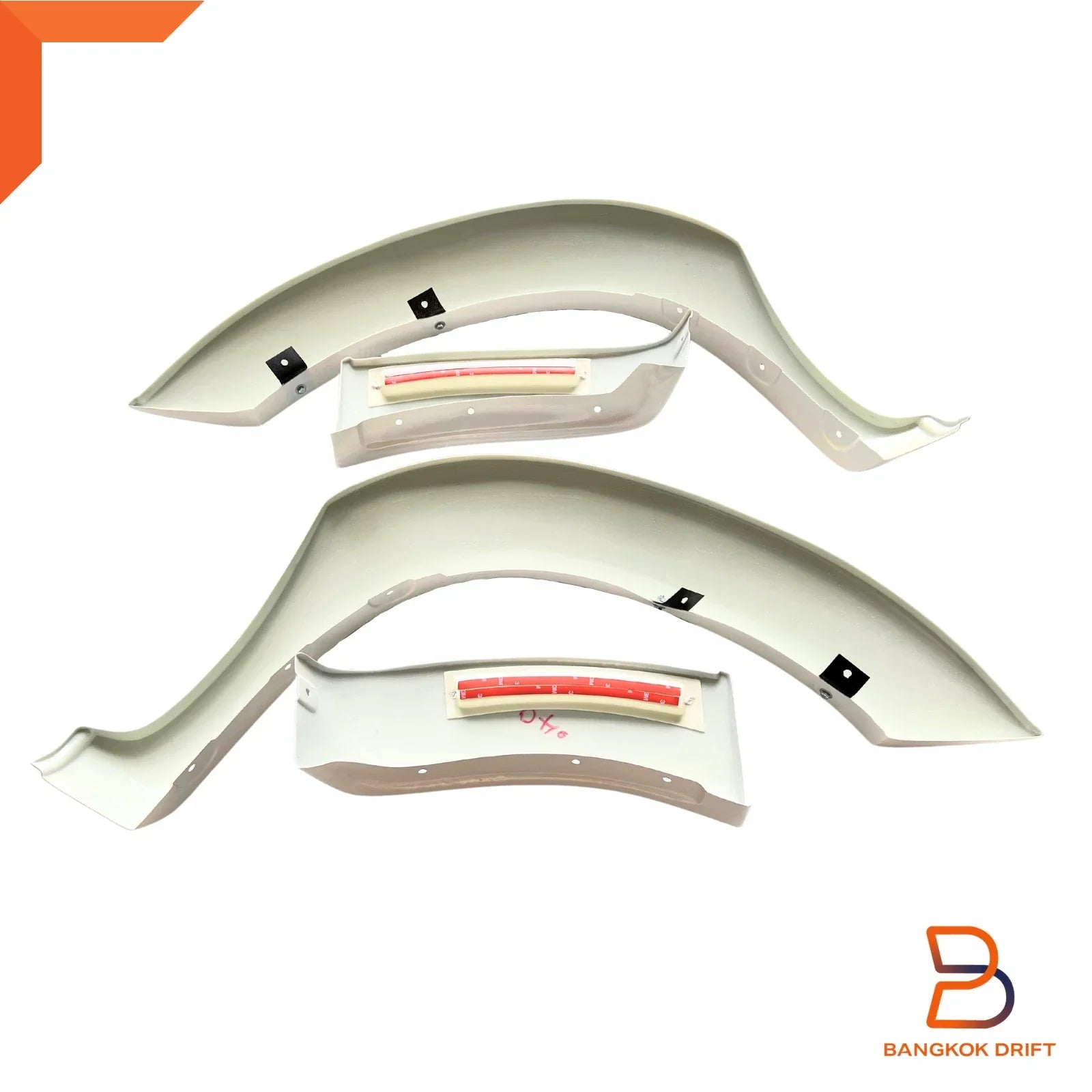 White Fender Flare Arch for Toyota Hilux Ute Vigo MK6 2005-2011 Double Cab