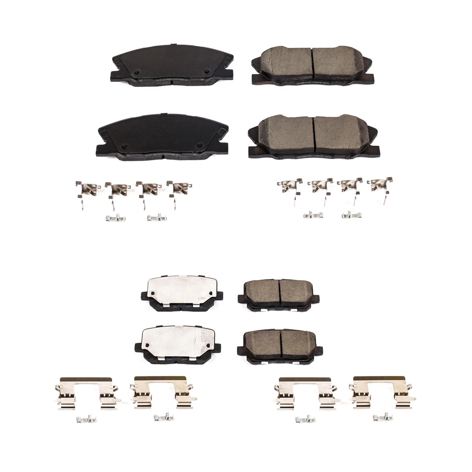 PowerStop Z17 Low-Dust Ceramic Disc Brake Pads Kit for Dodge Charger (2011–2023)