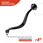 Set of 4 Front Control Arms & Tie Rod Ends for Ford Fusion Lincoln Zephyr MKZ (2006–2012)