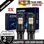 2PC LED Dual Color Switchback Turn Signal Lights for Make Model (YYYY–YYYY)