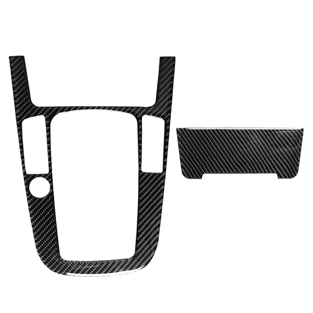 Carbon Fiber Gear Shift Panel Cover Trim for Audi A4 S4 A5 (2009-2023)