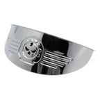 7" Headlight Visor for Harley XL, XLH, FXR, FX (Chrome)