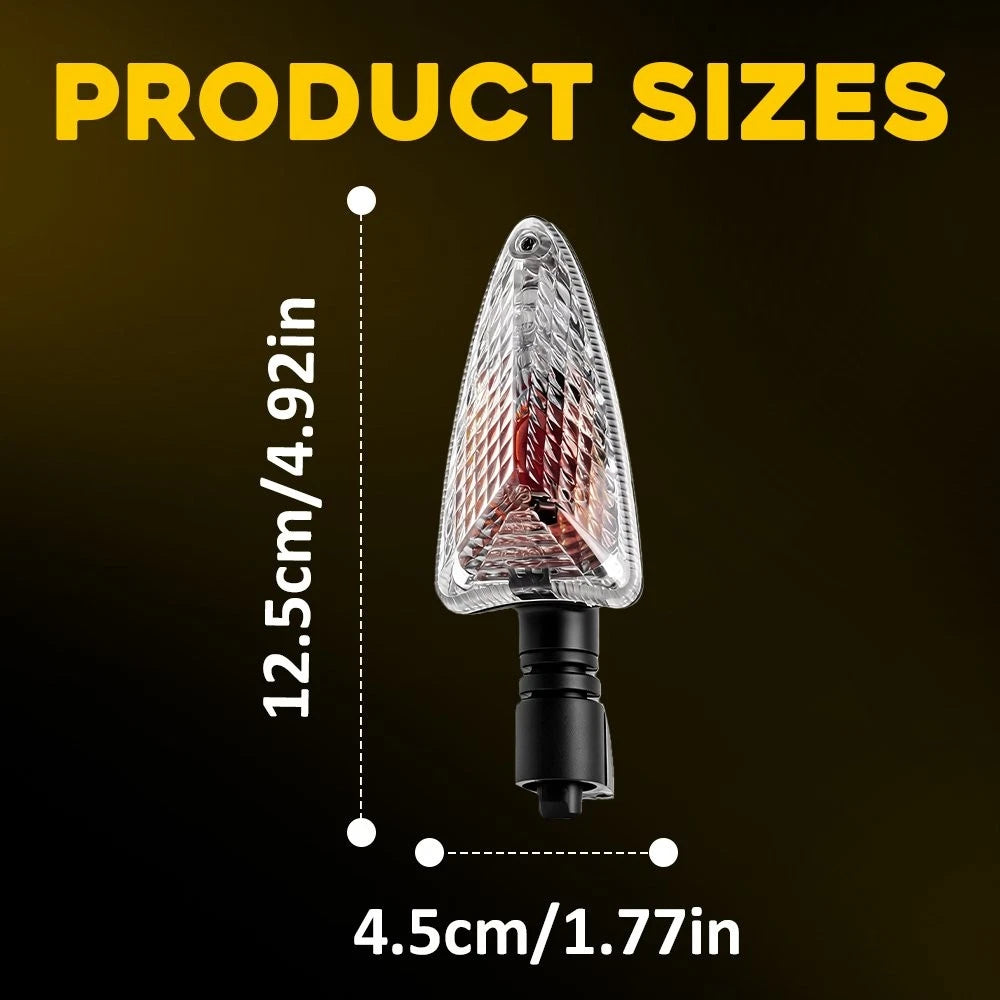 Amber Turn Lights for Triumph Tiger XC (2010–2020) Speed Triple (1994–2020)
