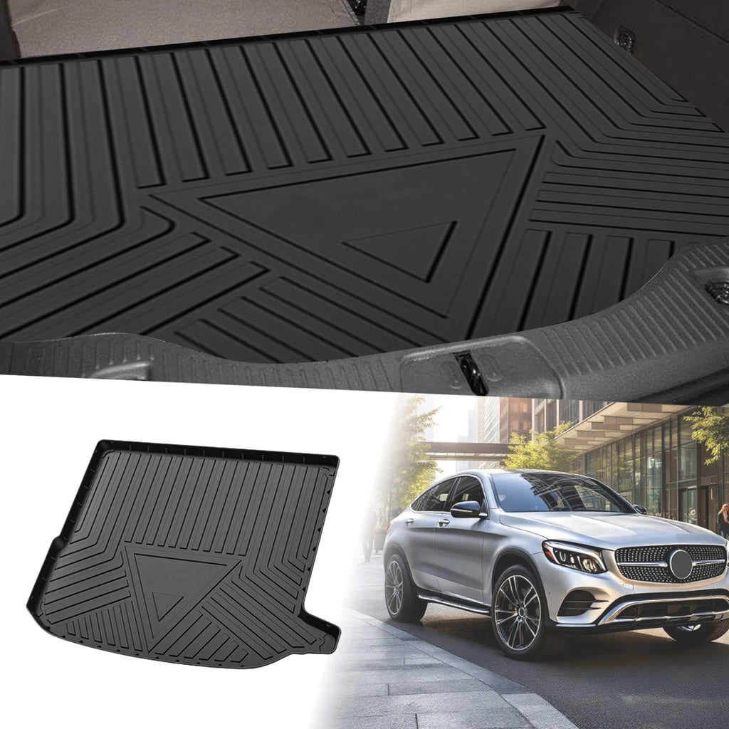 Cargo Liner Rear Trunk Mat for Mercedes-Benz GLC Coupe (2017–2023) TPE 1 Pc