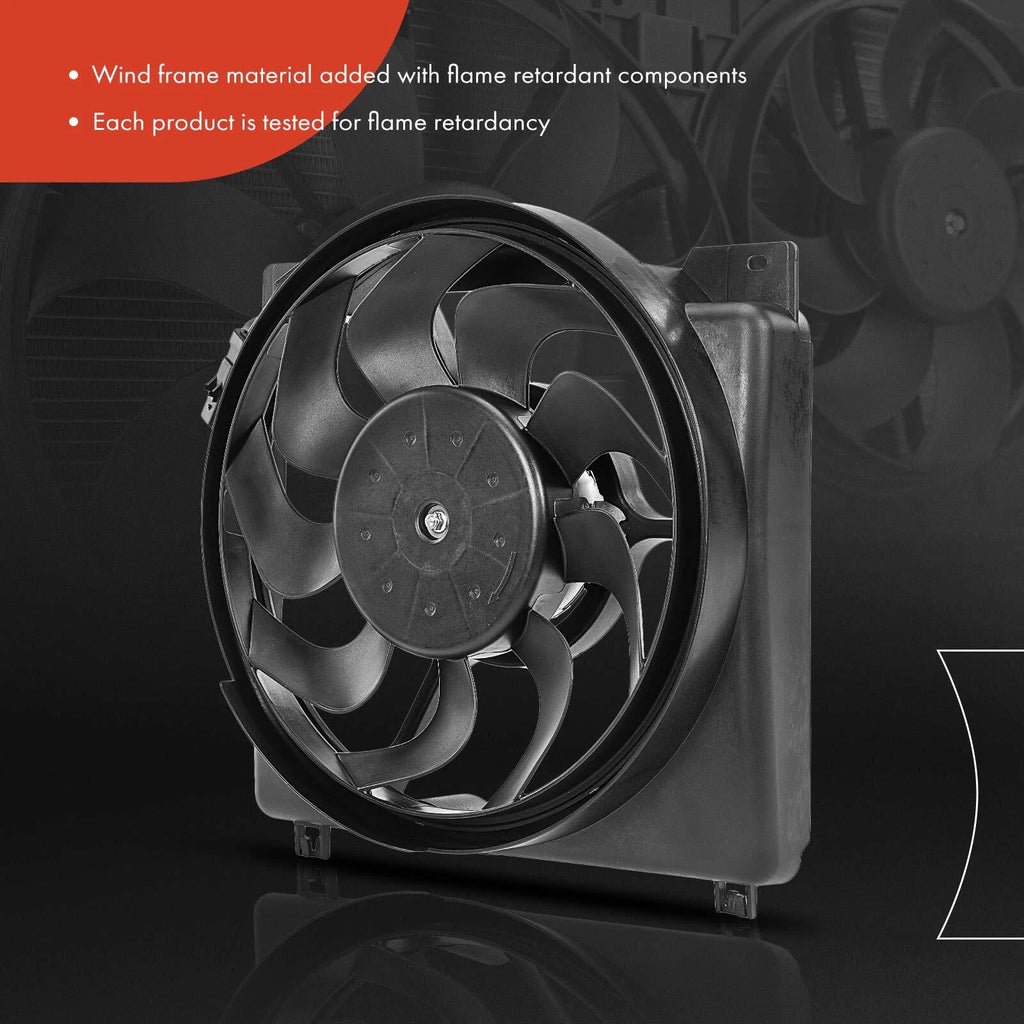 Cooling Fan Assembly with Shroud for Jeep Cherokee Comanche (1987-2001)