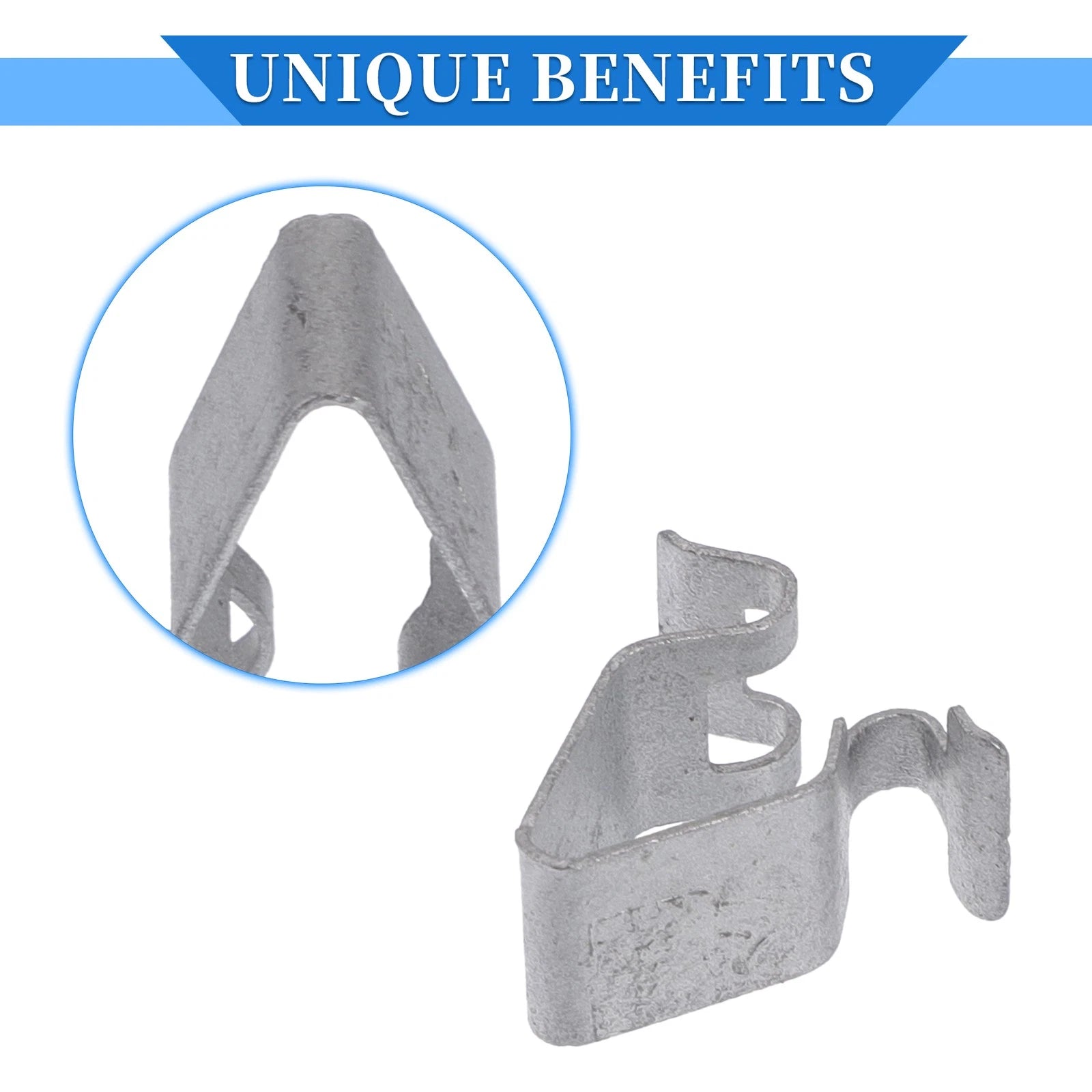 20 Pcs B-Pillar Trim Panel Clip for Volkswagen Beetle (1998–2019) Silver Tone