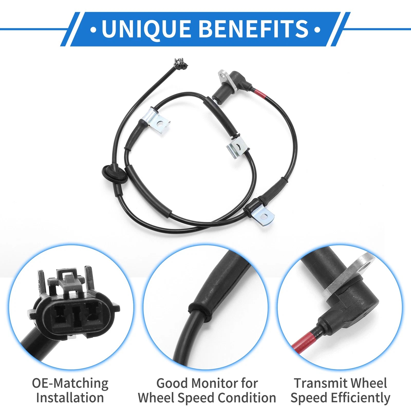 ABS Wheel Speed Sensor for Hyundai Sonata (No. 9568534501/9568534000)