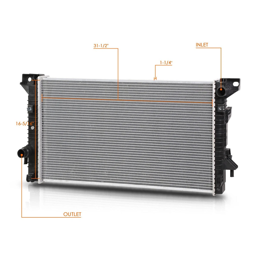 Aluminum Core Radiator DPI-13229 for Ford F150 (2011–2014) & Expedition Navigator (2015–2017)