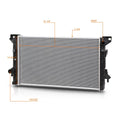 Aluminum Core Radiator DPI-13229 for Ford F150 (2011–2014) & Expedition Navigator (2015–2017)