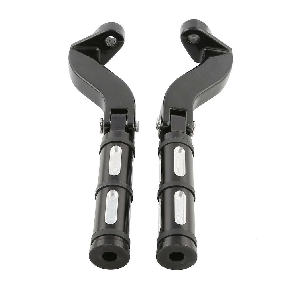 Black Rear Passenger Footpeg Pedal for Harley Touring Electra Glide (1993–2024)