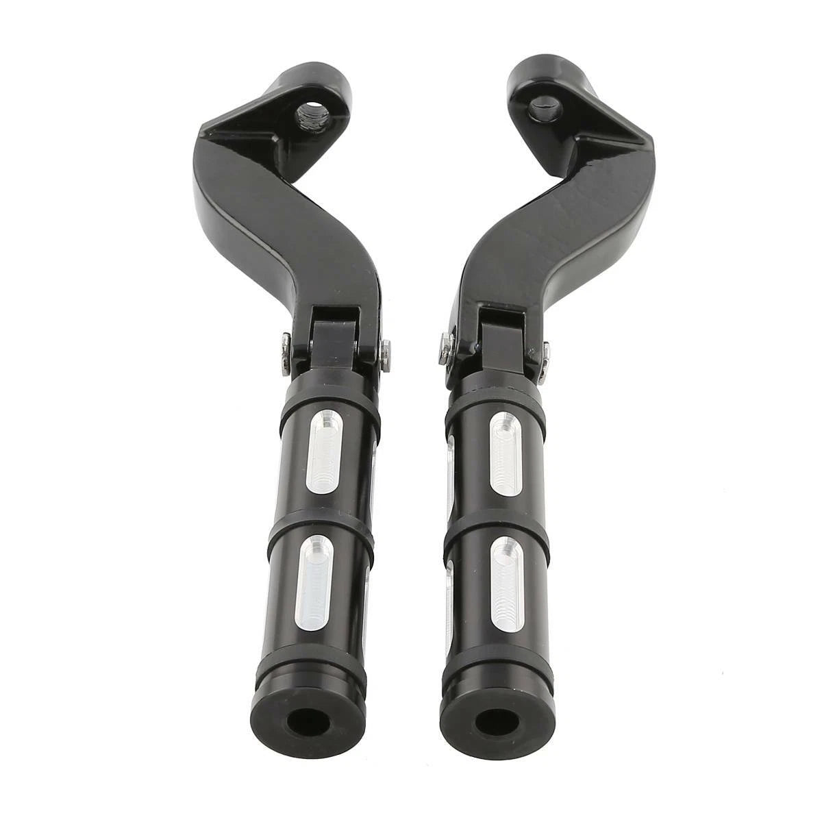 Black Rear Passenger Footpeg Pedal for Harley Touring Electra Glide (1993–2024)