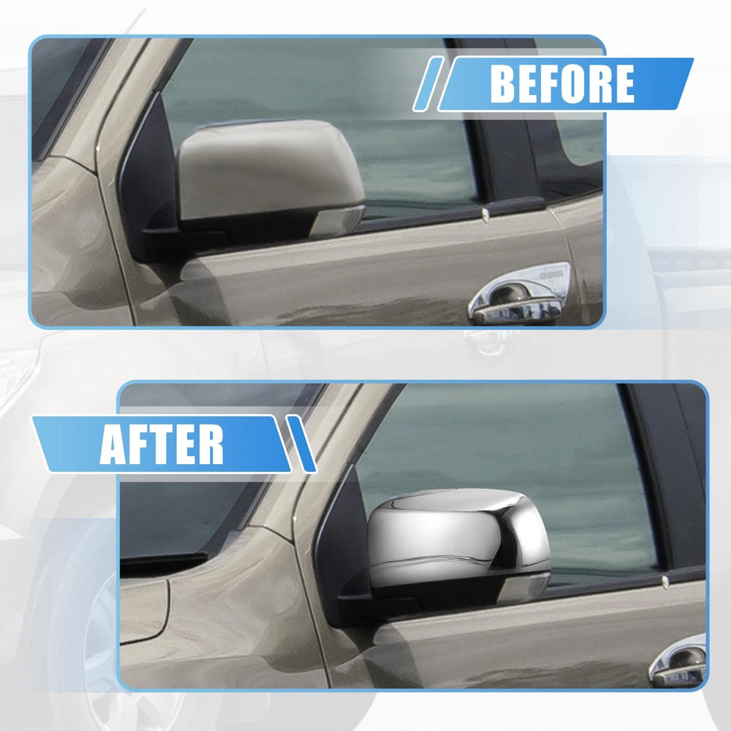 Pair Outer Chrome Mirror Cover Caps for Chevrolet Colorado (2015–2021)