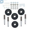 4x Trailer Hub Kit with 1" Round BT8 Spindle & Bearing Kit for Trailer (N/A)
