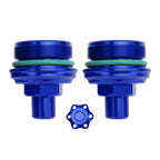 2X Fork Bolt Preload Adjuster Cap Screw Blue for Yamaha MT-03 (2019–2023)