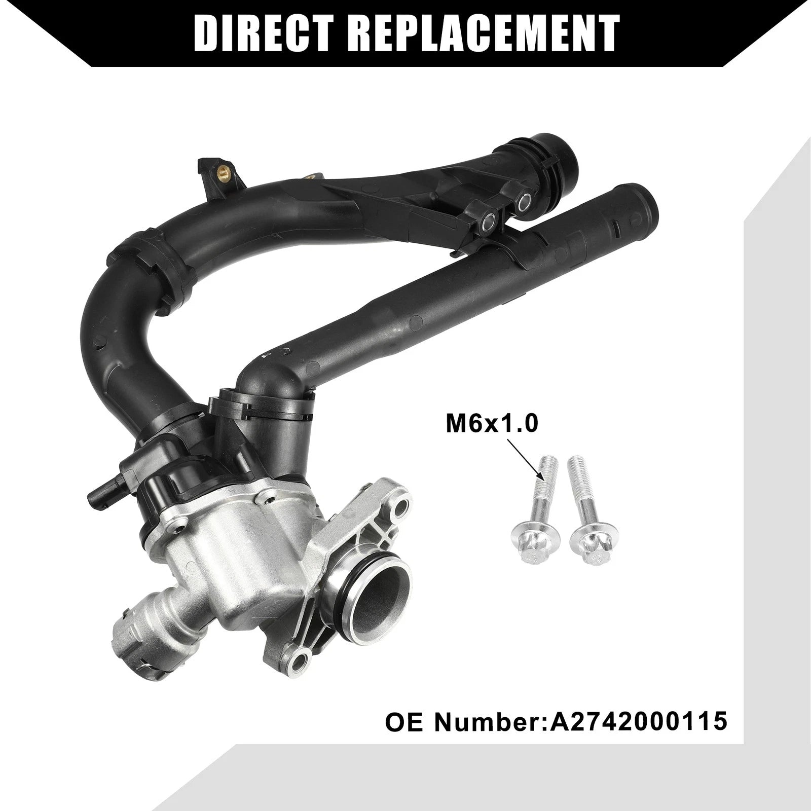 Engine Coolant Thermostat Housing Assembly for Mercedes-Benz GLC300 (2016–2023)