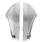 Non-Slip Front Floorboards for Harley Dyna Touring Softail Chrome