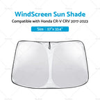 Wind Screen Sun Shade for Honda CR-V (2017–2023) UV Block Foldable