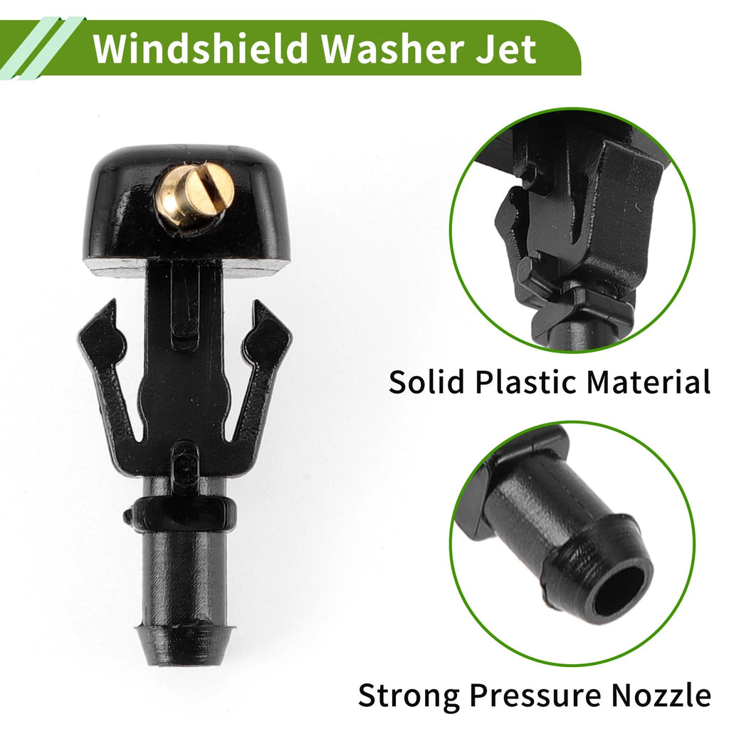 Windshield Washer Nozzle w/ Hose Connector for Ford (No. 3W7Z17603AA)