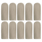10pcs Cowhide Finger Cots for Manual Work Safety
