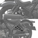Rear Passenger Footpegs Footrest Bracket for Honda Rebel CMX1100 (2021–2025) Black