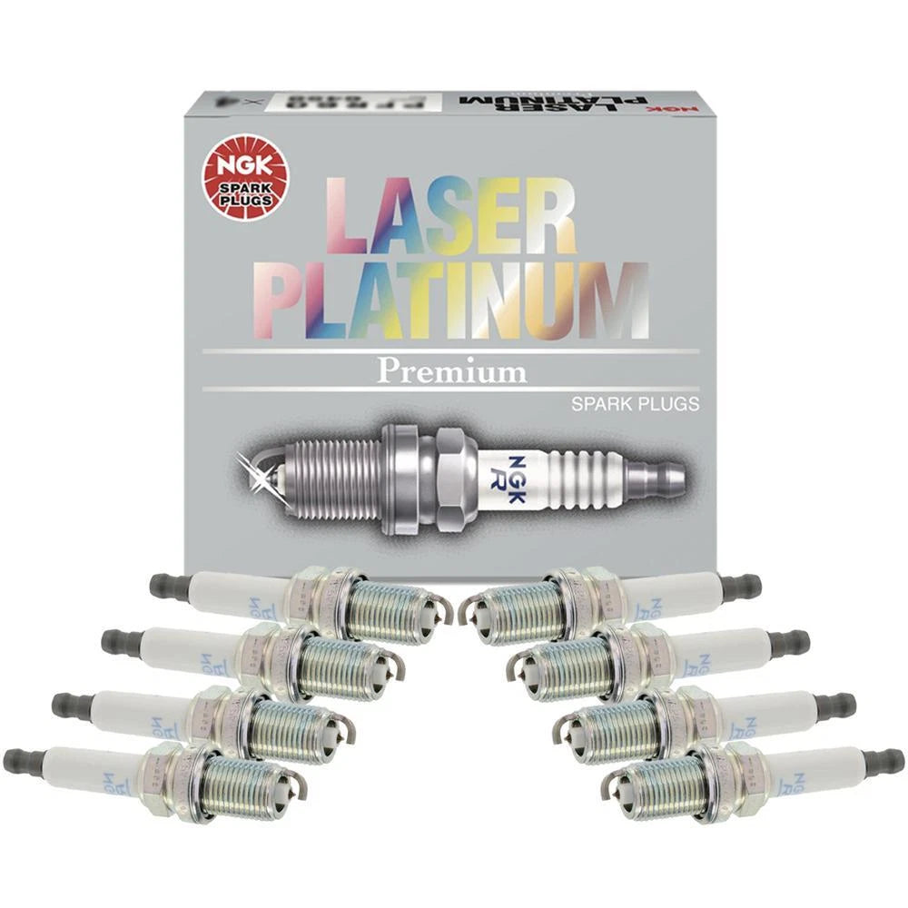 Set of 8 NGK Laser Platinum Spark Plugs PFR7S8EG for Audi R8 RS5 (2008–2015)