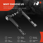 2X Front Outer Tie Rod End for Nissan Micra (2003-2010)