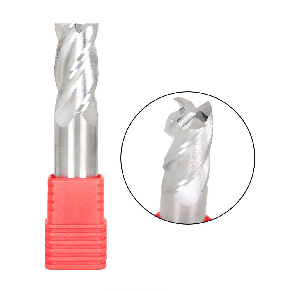 Carbide End Mill 3/4" 4 Flute for Precision Cutting (4" Overall Length)