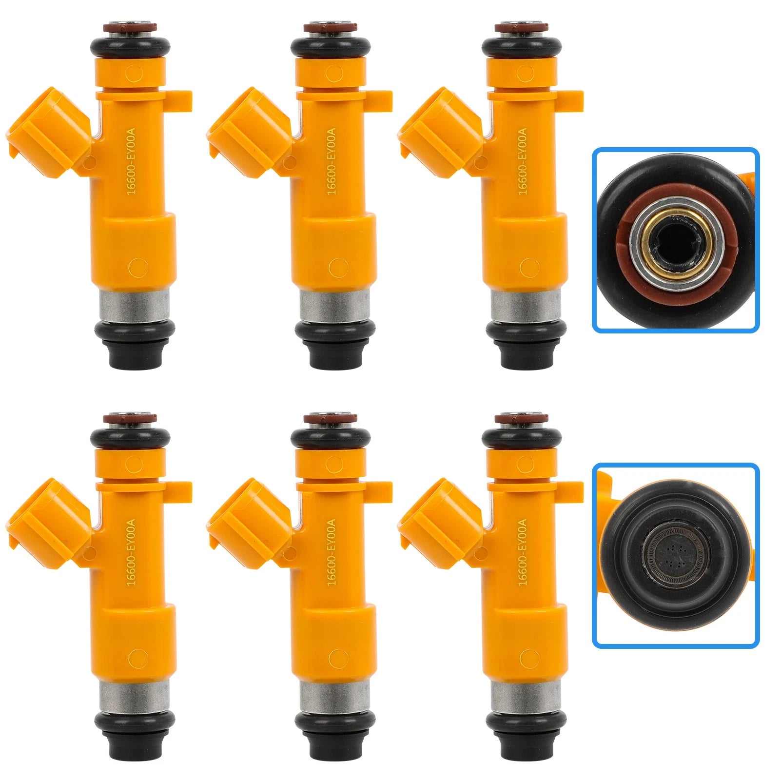 Set of 6 Fuel Injectors for Nissan 370Z (2009–2019)