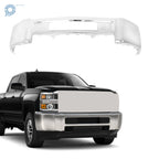 Chrome Split-Type Front Bumper for Chevy Silverado 2500 3500 (2015-2019)