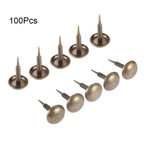 100X Antique Bronze Upholstery Nails Decorative Pin Tack Studs