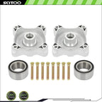 2X Front Wheel Bearings & Hubs for Polaris RZR S 800 (2009–2014) W/Stud