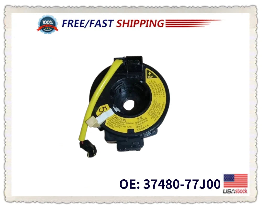 Clock Spring 37480-77J00 for Suzuki Swift SX4 Alto (2008–2017)