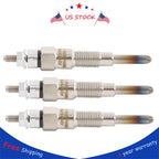 Set of 3 Glow Plugs for Kubota V1505 V1305 D722 D902 D905 D1005 D1105