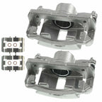 2X Front Brake Calipers with Bracket for Honda Civic (2006-2015)