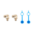 Front Extended Sway Bar End Links + Track Bar for Jeep Wrangler JK (2007–2018)