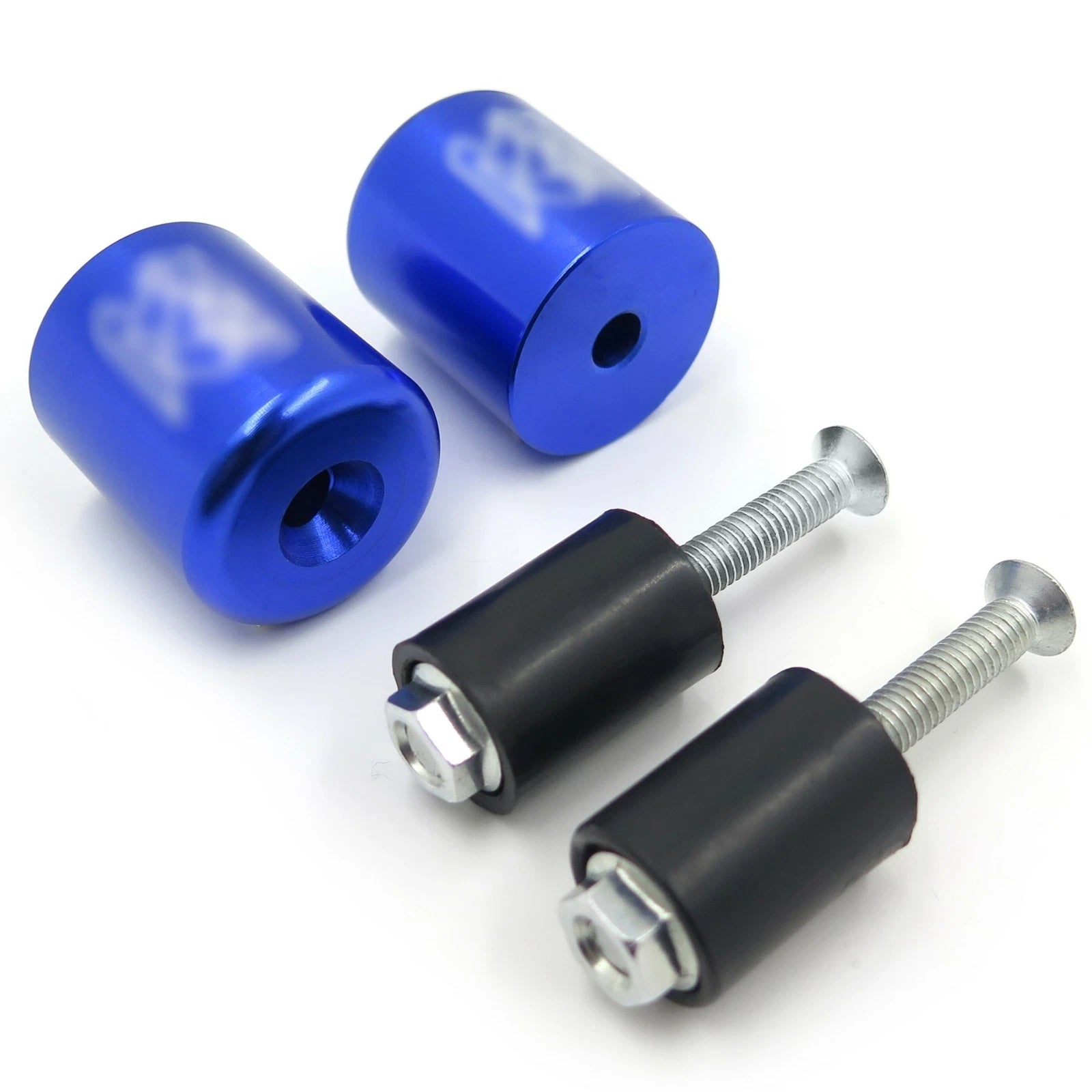Bar End Slider Set of 2 Blue Rubber for Suzuki TL1000S (1997–2001) / Bandit 1200 (1997–2000)