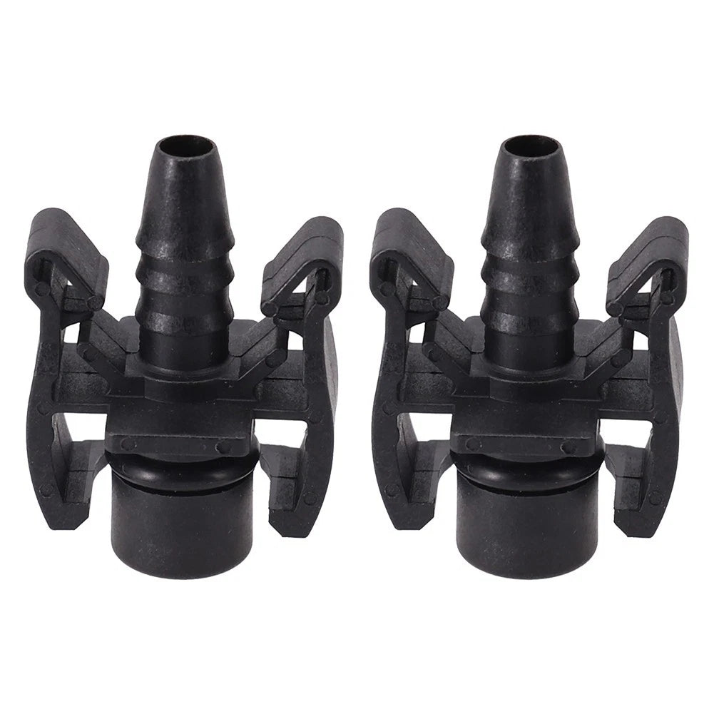 ABS Water Hose Straight Connector for Car Expansion Tank (2X)